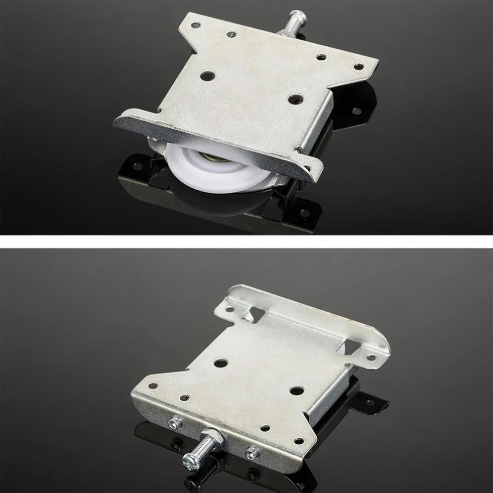 2Pcs Cabinet Sliding Door Pulleys With Adjustable Wheels For Easy Assembly And Smooth Silent Operation Suitable For Wardrobes 6935161555776