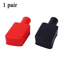 CarHome 1 Pair Universal Car Battery Terminal Insulating Cap Negative Positive Terminal Covers Guard Auto Replacement Parts