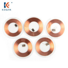 5Pcs/lot 125KHz ID T5577 Writable Rewritable Copper Coil Coin Card Keyfob RFID Ultra-thin Cell Phone Access Card