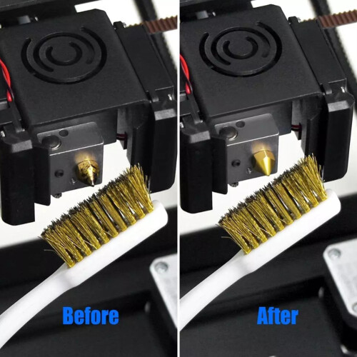 2pcs Wire Brush Copper Tool Cleaner Industrial Light Scrubbing Plastic Handle Set Wire Brush Practical Useful