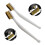 2pcs Wire Brush Copper Tool Cleaner Industrial Light Scrubbing Plastic Handle Set Wire Brush Practical Useful 5