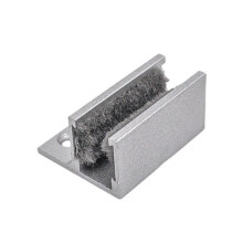 High Load Capacity Sliding Door Rails with Plush Inner Lining Optimal Stability and Performance for Heavy Glass Doors