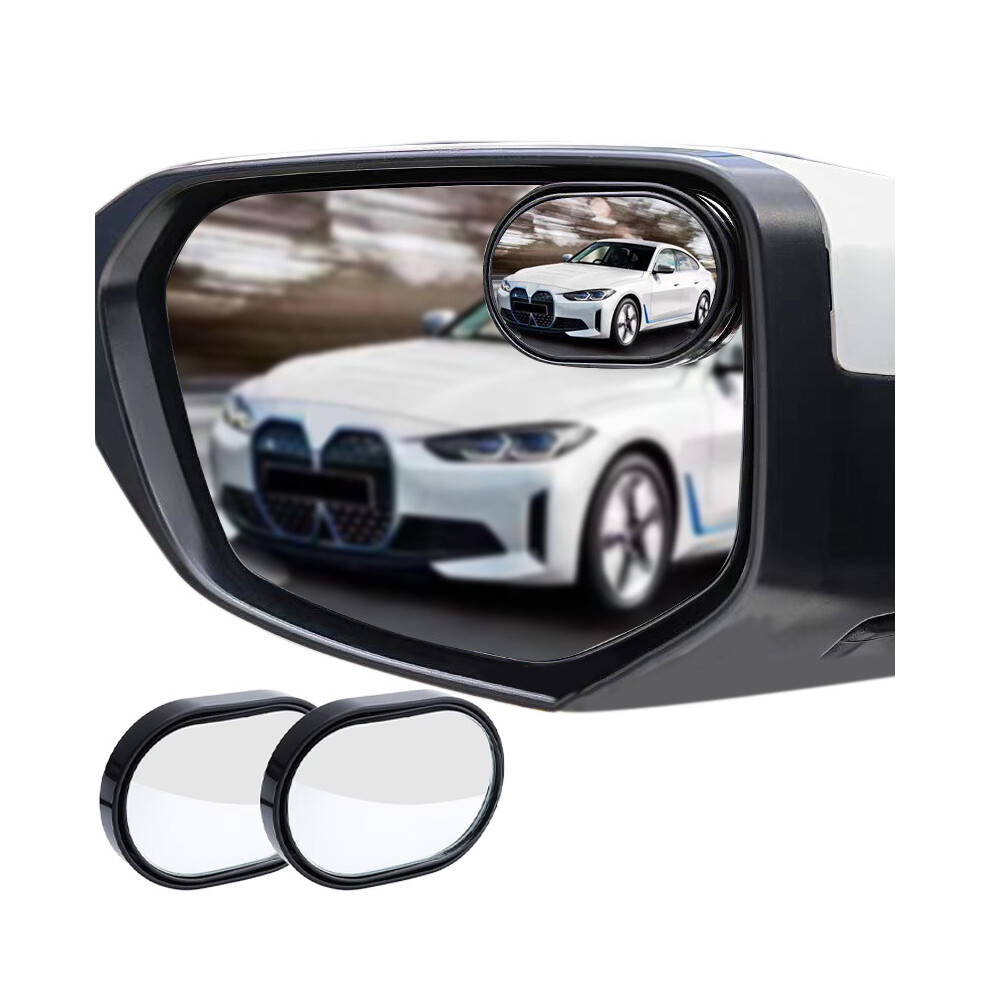 Car Blind Spot Rear View Mirror Wide Angle 360 Degree Adjustable Small Round Mirror Car Reverse Auxiliary Rearview Convex Mirror 6935161536355