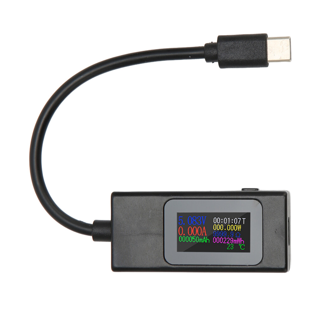 Usb Tester 4-30V 6.5A Power Meter, Bidirectional Type-C Data Logger 6951380445087