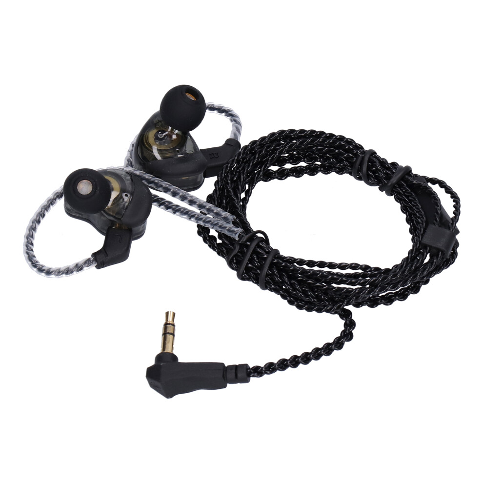 Super Bass Wired Earbuds Noise Reduction Stereo Headphones Black 4941382387890
