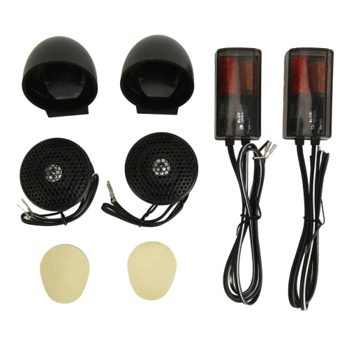 150W Tweeter a cupola nera, 2 pezzi, accessori per sistema audio auto 1
