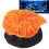 Artificial Sawgrass Aquarium Decoration, Silicone, Orange, 3.7cm Base 7