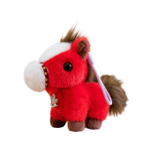 Knuffeldier sleutelhanger tas charme voor portemonnee,-Rood