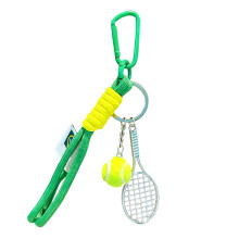 Braided Rope Bag Charm Keychain Fashion Decorative Bag-Green