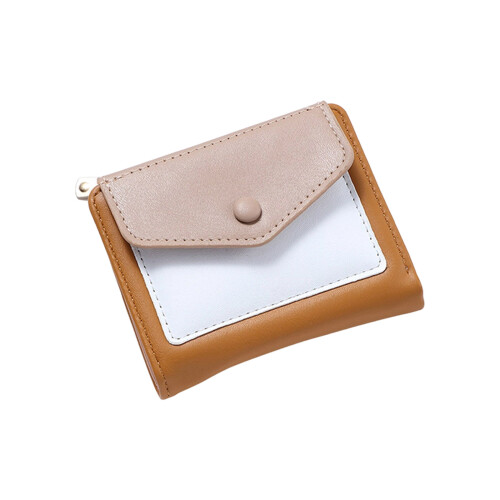 Bifold clutches portemonnee, minimalistische-Khaki
