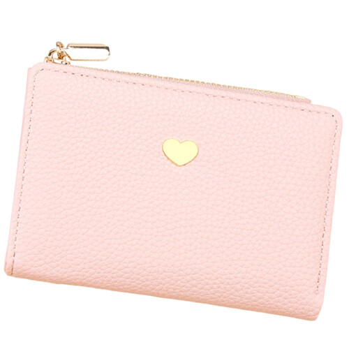 Bifold clutches portemonnee, minimalistische-Roze