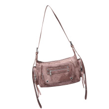 Crossbodytassen voor dames Grote draagtas Zacht lederen-Roze