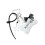 Lightweight Plush Keychain Accessory Bone Fish Star Keyring-A01 1