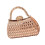 Women's Glitter Top Handle Handbag,Evening Clutches-Champagne 1