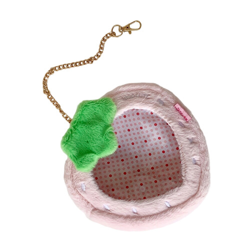 Sac de présentation transparent avec porte-clés, sac de-Rose