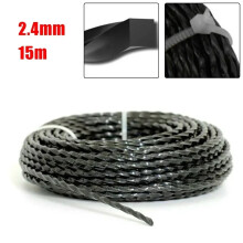 15m Draht-Grastrimmer, Seiltrimmer, Spulenseil für Bürstenschneider, Seil für Rasenmäher, Zubehör für Rasenmäher,