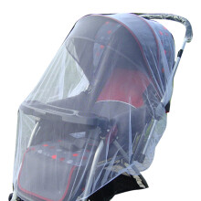 Universal Baby Stroller Bug Net 60cm White, Breathable Full Cover