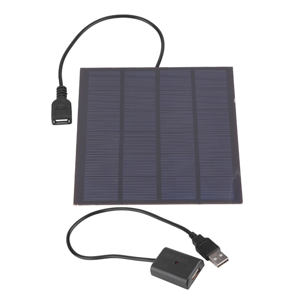 Solar Charger Solution, Portable Monocrystalline Silicon Mini Solar Panel With High Efficiency Output For Outdoor Activities 9463374498681