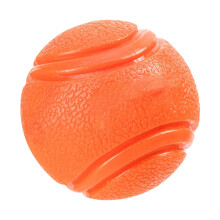 Durable Rubber Dog Chew Ball with Teeth Cleaning Design and Bounce for Outdoor Fetch