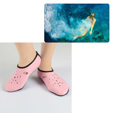 Chaussons de plongée antidérapants épaissis Rose S (Longueur interne 22,5 cm)