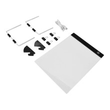 LED-Tabelle für Strass-Craft, 3-Stufen-Dimmung, USB-Betrieb