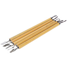 5pcs Vintage Bamboo Dip Pen Set with Nibs for Calligraphy & Drawing