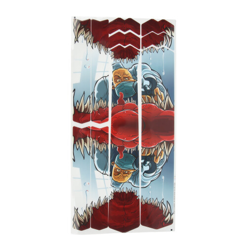 Bike Frame Stickers Thermoplastic Polyurethane Protective Tape Cartoon Pattern
