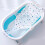 Newborn Bath Support with Adjustable Straps and Spine Protection Net 1
