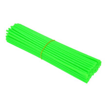 72pcs Green Bicycle Spoke Skins Wraps for Mountain Dirt Bike, 24 x 0.6 x 0.4cm