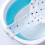 Newborn Bath Support with Adjustable Straps and Spine Protection Net 4