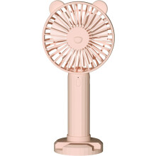 USB Rechargeable Handheld Fan for Summer, Portable Personal Cooling Fan with Adjustable Speeds and Makeup Assistant Tool, Mini Desk Fan Featuring