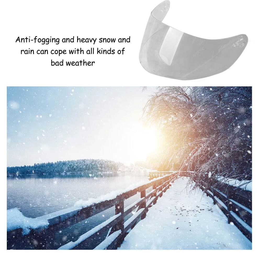 Shock-Resistant Anti-Fog Helmet Lens Uv Windproof 46X15x39cm 8341381098623