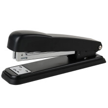 Ergonomisch ontworpen draagbare nietmachine, antislip metalen voet voor een stevige grip, stijlvol zwart voor een elegante kantooruitstraling, twee