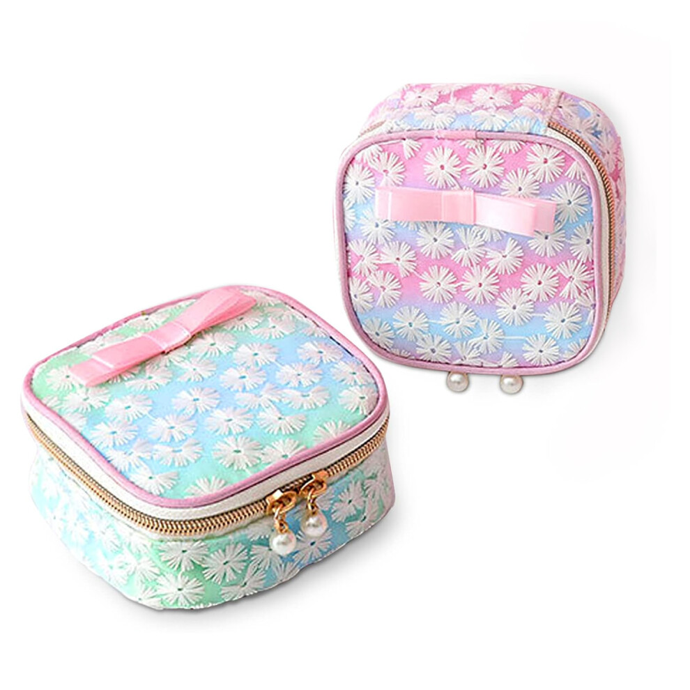 Sanitary Napkin Storage Bag, Portable Menstrual Cotton Pad Holder, Travel Period Sanitary Pouch Tampons Bag Fashionable Design, for Women's Personal