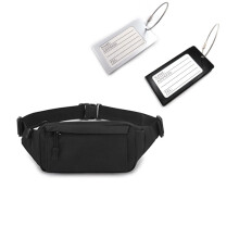 Bolsa de cintura multifuncional, pochete tática com alça ajustável, design resistente a rasgos e respirável para estilos de vida ativos.
