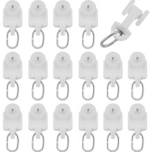 Carrinho com Rodas de Nylon para Trilhos de Cortina, Trilhos de Cortina Resistentes para Divisórias de Ambientes, Longa Duração com Design