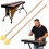1 Pair Yellow Marimba Mallets Maple Handles Medium Hard Yarn 1
