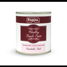 Rustins Chalky Finish Paint, Portobello Pink 500ml RUSCPPP500