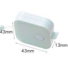 Mini Retractable Tape Measure 1.5m Dual Units Body Ruler with Pockets