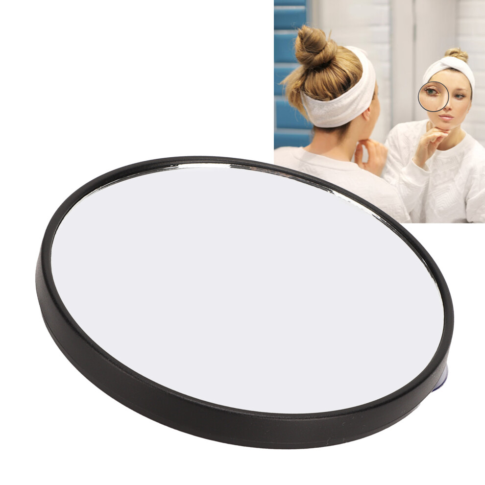 Black Hair Blackhead Removal Mirror 15X Magnified Round Makeup Mirror