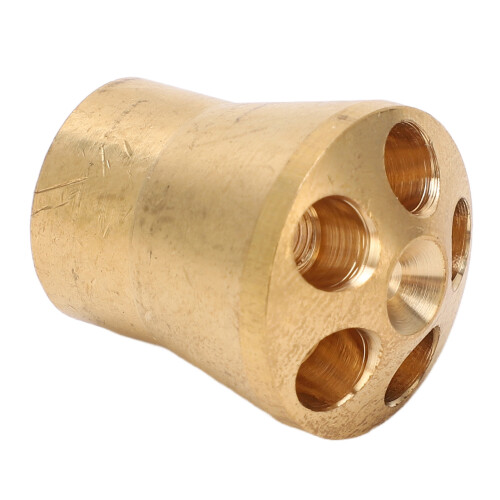Uniform Flow Brass Refrigerant Distributor with 5 Outlets