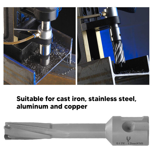 50mm Precision Cutting with 12mm Carbide Annular Core Drill Bit 1