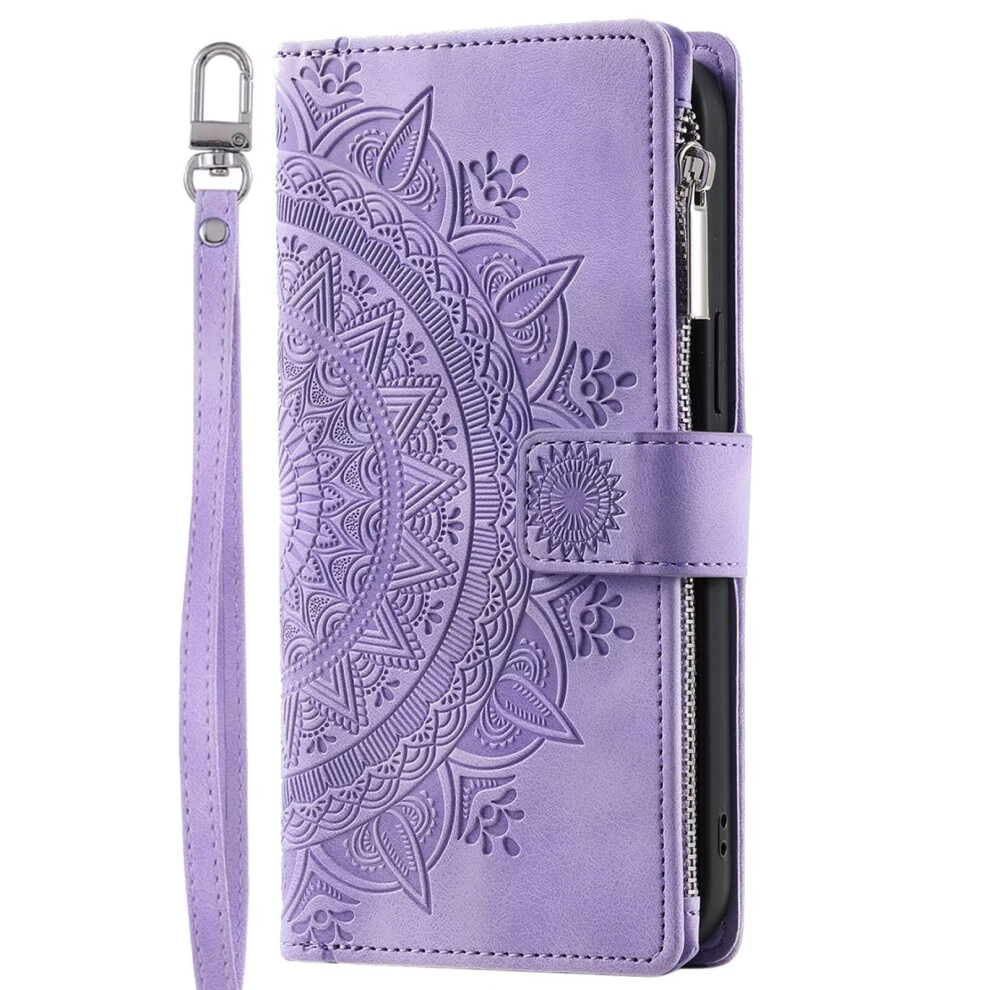 Miagon Zipper Wallet Case For Samsung Galaxy A35 5G, Magnetic Flip Leather Cover With Card Holder 9426802563832