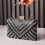Shimmering Evening Purse Nylon Shoulder Bag With Storage-Black 6