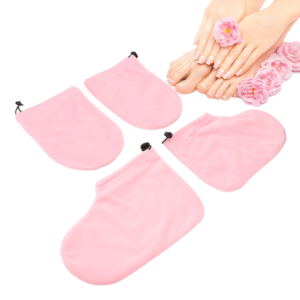 Hand & Foot Paraffin Wax Booties for Women Spa Thermal Treatment