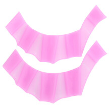 Silicone Swimming Handcuffs Flippers Black Purple S-M-L Sizes