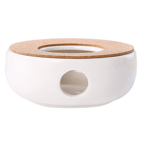 Aquecedor de chá elegante, design prático, compatível com diversos recipientes.