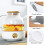 Aquecedor de chá elegante, design prático, compatível com diversos recipientes. 5