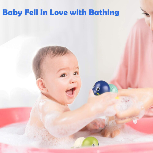 Παιχνίδια κολύμβησης με χελώνες για νήπια, παιχνίδια μπανιέρας με νερό για 2
