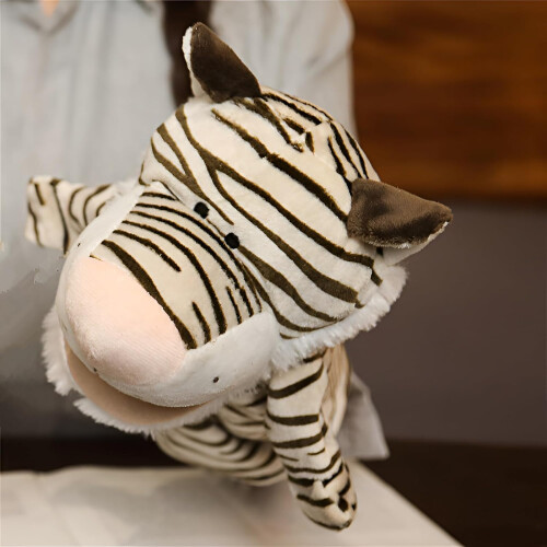 Ευφάνταστο χαλί White Tiger για δημιουργικό παιχνίδι, διακοσμητικό που τραβάει την 1